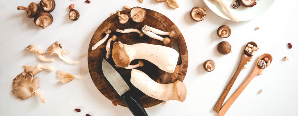 Selection of various mushrooms